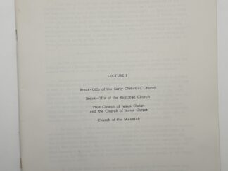 Break-offs of the Early Christian Church manuscript