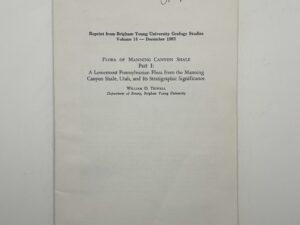 Reprint from BYU Geology Studies Vol. 14 December 1967