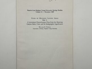 Reprint from BYU Geology Studies Vol. 14 December 1967