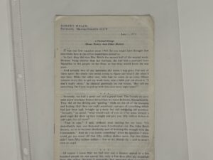 About Money and other Matters personal message (pamphlet) by Robert Welch June 1, 1973