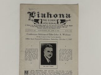 Liahona: The Elders’ Journal- Vol 35 No 21-1097 April 12, 1938