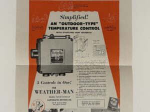 Weather-man Temperature Control module flyer
