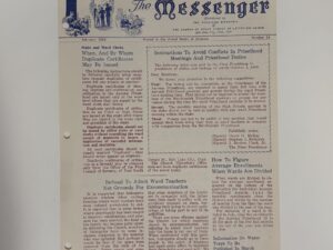 The Messenger: No. 26 February 1958