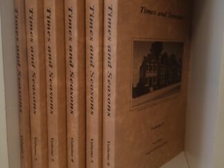 1994 Reprints — Times and Seasons — Softbound Set — [Nauvoo, Illinois, November 1839-October 1840] — 6 Volumes