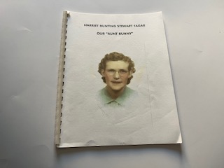 2003- Harriet Bunting Stewart Eagar: Our “Aunt Bunny”- Jane E. Stewart