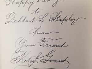 1933 — Pretty Is As Pretty Does — Hannah Daphne Smith Dalton — Inscribed to LDS Apostle Delbert L. Stapley, Signed by LDS Church President Heber J. Grant
