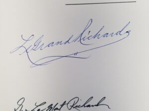 LeGrand Richards Speaks – Compiled by LaMont Richards — Signed by Both LaMont & LeGrand Richards