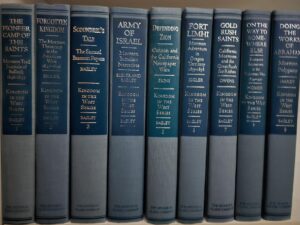 Kingdom in the West Series — First 9 Volumes — Edited by Will Bagley and Others — Hardbound Partial Set — Many Books Are Signed