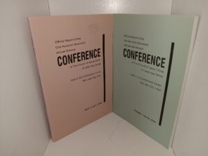 2 General Conference Reports for the Year 2000