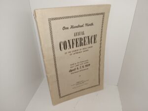 One Hundred Ninth Annual Conference of the Church of Jesus Christ of Latter-day Saints Held in the Tabernacle, Salt Lake City, Utah, April 6, 7, 9, 1939 (1939)
