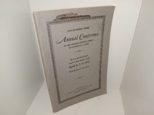 One Hundred Third Annual Conference of the Church of Jesus Christ of Latter-day saints Held in the Tabernacle, Salt Lake City, Utah, April 6, 7, 9, 1933 (1933)