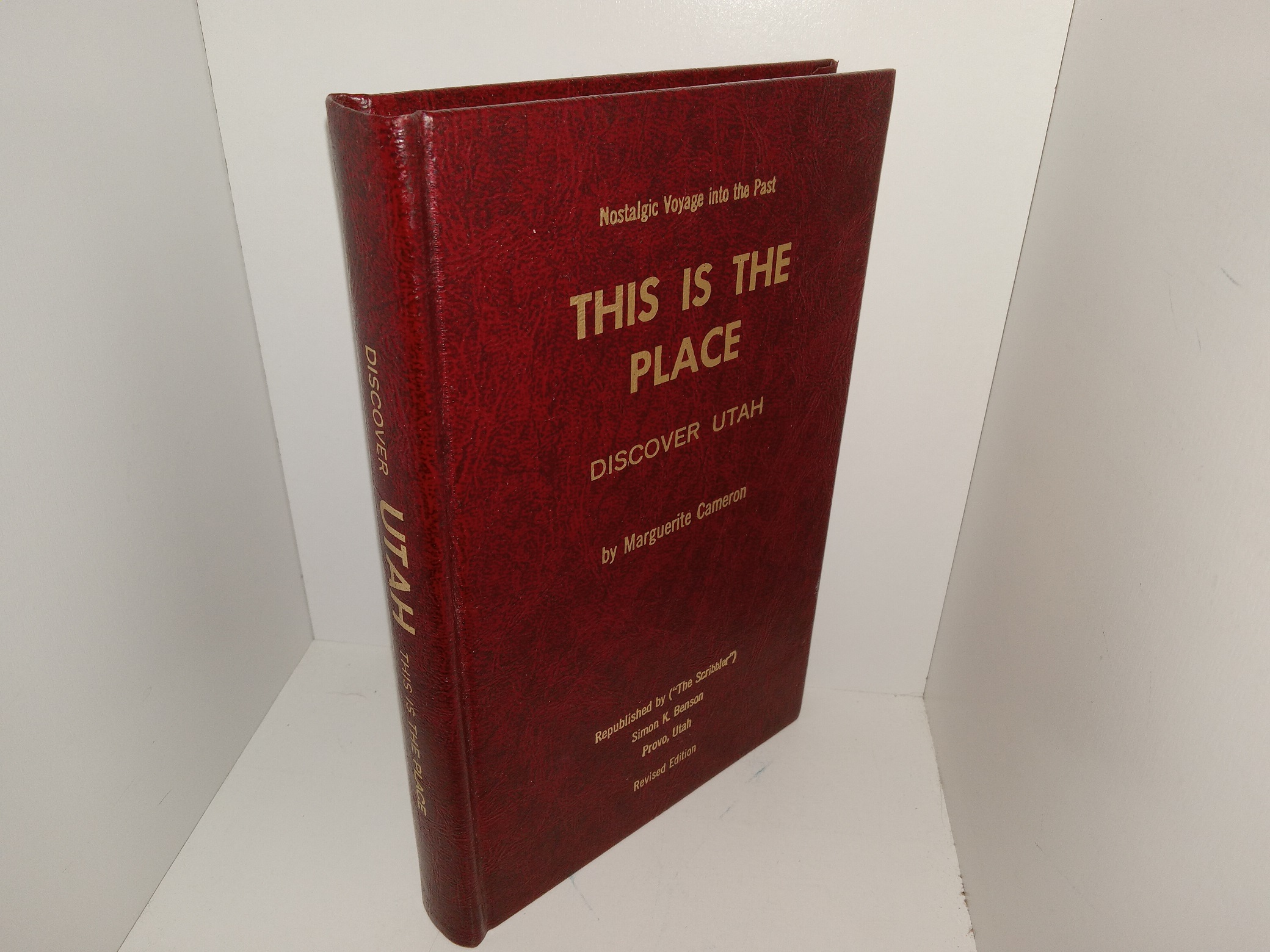 Discover Utah: This Is the Place (Revised Edition) (Unknown Publishing Date) ~ by Marguerite Cameron