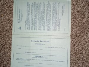 The Delphian Society Insignia Certificate