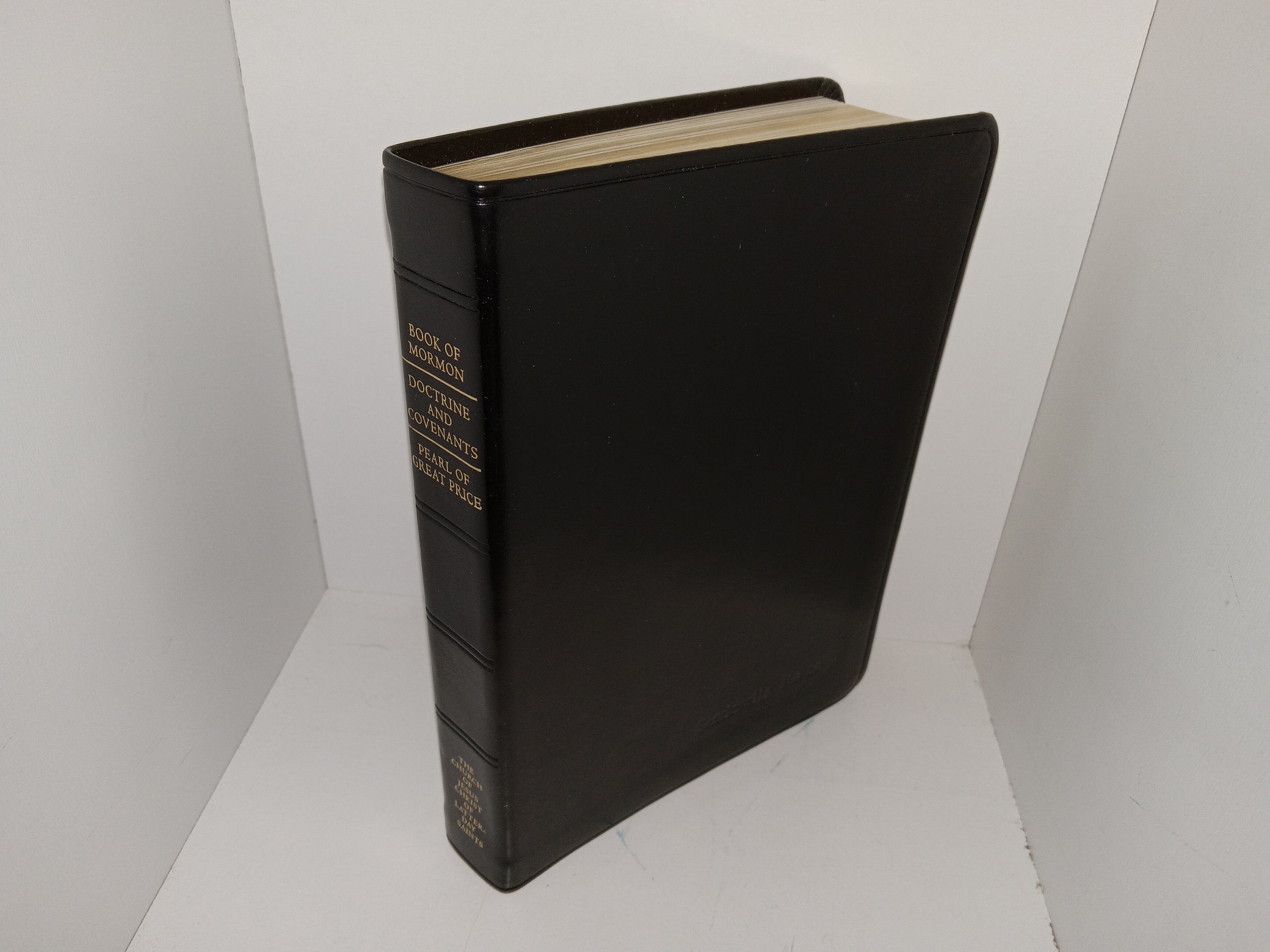 LDS, Black leather, Triple Combination with Index Tabs (2015)