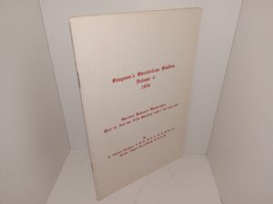 Simpson’s Sherlockian Studies: Vol. 4, 1956: Sherlock Holmes’s Manderiahre Part in Auf der Erde Ruecken ruehrt’ ich mich viel (1956) ~ by A. Carson Simpson, and Master Copper-Beech-Smith