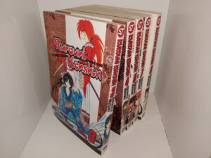 Rurouni Kenshin Vols. 3, 4, 5, 7, and 8 (Manga) (2000-2001) ~ by Nobuhiro Watsuki