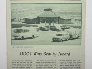 UDOT Center Line Vol 2 No 9 November, 1975