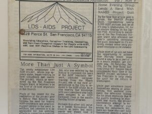 F.L.A.M.I.N.G.O. (Friends, Lovers, and Mormons in a Nameless Gay Organization Vol 1 No 6 Oct. 1988