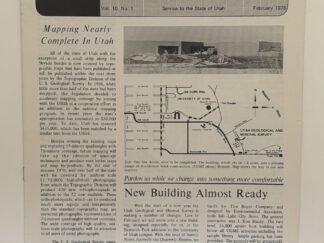 Utah Geological & Mineral Survey Notes Vol 10 No 1 February 1976