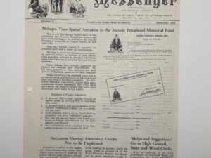 The Messenger: No. 11, November 1956