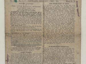 Light on Mormonism Vol XV No 3 Oct – Dec, 1936