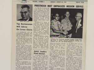 The Mormon Explorer Vol 1 No 3 August 26, 1963