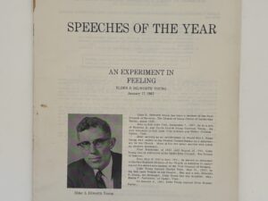 Speeches of the Year: An Experiment in Feeling – January 17, 1967 by Elder S. Dilworth Young