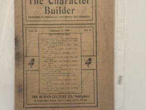 The Character Builder Vol 22 No 2 February 6, 1909