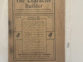 The Character Builder Vol 22 No 2 February 6, 1909