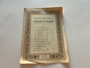 Favorite Selections for Violin and Piano- Series 3 Violin Solo and Piano- McKinley World Famous Edition