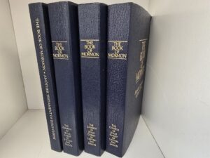 4 Copies of the Book of Mormon — 1989 – 1991 – 1997 – 2006