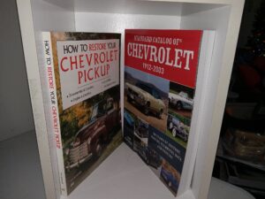 2 Automotive Books: How to Restore your Chevrolet Pickup: Step-By-Step Restoration Guide for Chevrolet Trucks, 1928-1991 / Standard Catalog of Chevrolet, 1912-2003: 90 Years of History Photos, Technical Data and Pricing (See Details)