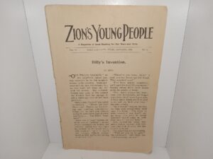 Zion’s Young People: vol. 2, No. 9, Salt Lake City, Utah, January, 1902 (1902)