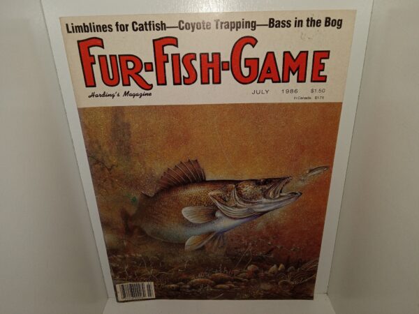 Fur•Fish•Game: Hardings Magazine: Vol. 82, No. 7, July, 1986 (1986)