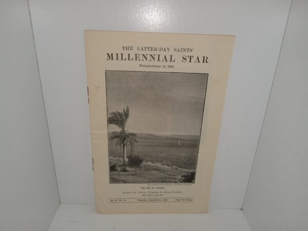 The Latter-day Saints’ Millennial Star: Vol. 98, No. 36, Thursday, September 3, 1936 (1936)
