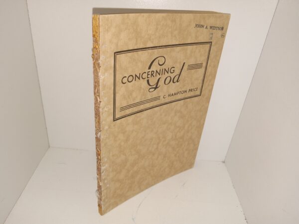 Concerning God (1938) ~ by C. Hampton Price