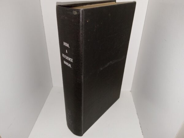 India, A Reference Manual (Library Binding) (Ex-Library) (1957) ~ Compiled by Research and Reference Division Ministry of Information and Broadcasting, Government of India