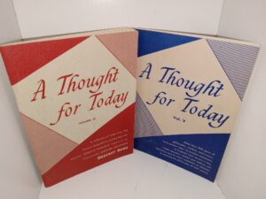 A Thought for Today Vols. 3 & 5 (1963, 1967) ~ Edited by Verle A., and Theron C. Liddle