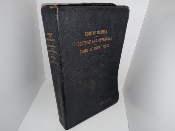 LDS, Black Vinyl, Triple Combination w/ Index Tabs (1975)