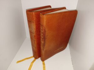 LDS, Brown Leather Holy Bible: Ready References, Missionary Edition & Triple Combination (1976)