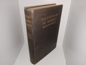 Dictionary of Modern Economics (Signed by Mormon Historian Leonard J. Arrington) (1948) ~ by Byrne J. Horton