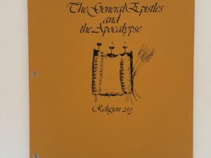 The General Epistles – Religion 213 (1968)