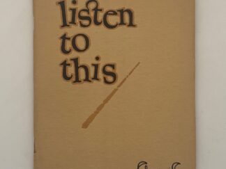 Listen to This (1922) By Coleman Cox