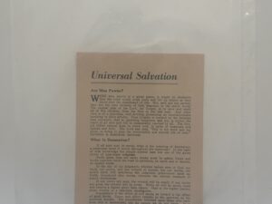 Universal Salvation: Centennial Series #11- John A. Widtsoe