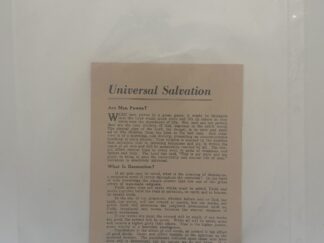 Universal Salvation: Centennial Series #11- John A. Widtsoe