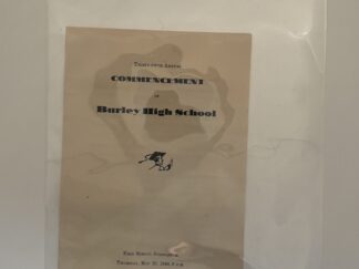 Commencement of Burley High School May 26, 1949