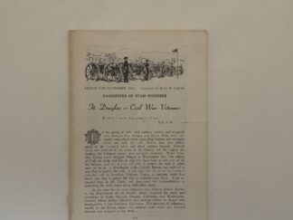 Daughters of Utah Pioneers – Fort Douglas Civil War Veterans (1962)