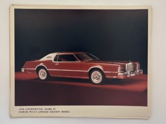 1976 Lincoln Continental  Mark IV Emilio Pucci Limited Edition Model photo