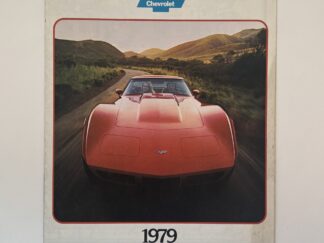 1979 Corvette Information Poster