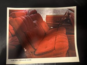 1976 Lincoln Continental Dark Red Versailles Cloth interior photo
